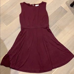 Maroon loft sleeveless dress